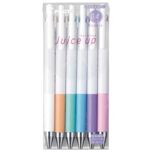 �p�C���b�g PILOT �W���[�X�A�b�v 0.4mm �p�X�e���J���[ 6�F�Z�b�g LJP120S4-6CP �Q���C���L�{�[���y�� Juice Up