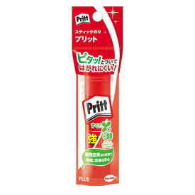 プラス(PLUS)　スティックのり　Pritt（プリット）　レギュラー　10g　NS-701-1P　セリースパック入り　29-702