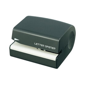 プラス PLUS レターオープナー 電動 ブラック 電池式 コンパクト 文具 OA機器 事務用品 オフィス OL-001 35-131