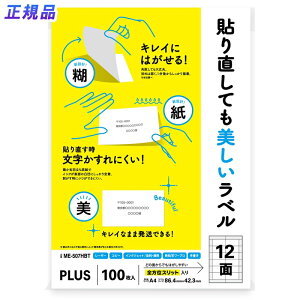 �v���X (PLUS) ���x�� �\�蒼���Ă��������}���`���x�� 12�� 100�� ME-507HBT 99-047