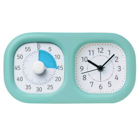 【12月4日20時-11日1時59分までエントリーで2人に1人が最大全額ポイントバック】SONIC ソニック トキ・サポ 時っ感タイマー 時計プラス 色で時間の経過を実感 ミントブルー LV-3521-MB 時計 色 経過 カウントダウン カチカチ スヌーズ 学習 勉強 自宅 家 学生 集中 青