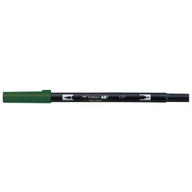 トンボ鉛筆 デュアルブラッシュペン ABT 水性マーカー AB-T177