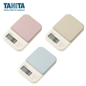 タニタ(TANITA)デジタルクッキングスケール KJ-220計量範囲 0〜2000g コンパクトクッキング 料理 タニタ食堂 計量 計りカロリー フック穴