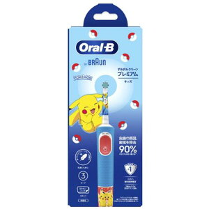 BRAUN(�u���E��)�@Oral-B�y�|�P�����z���݂��݃N���[���L�b�Y�v���~�A���@�u���[D103.413.3K PKM BL ZAK�@�I�[����B�@���C�[�d���d�����u���V�{��+�u���V1�{+�[�d��+�|�P�����V�[��4��