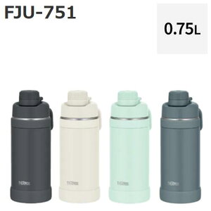 THERMOS�@�T�[���XFJU-751(750mL)�@�ۗ��p�^��f�M�X�|�[�c�{�g���@0.75L���@�т�@�����@�X�e�����X�{�g�������j���O�@�W���@�X�|�[�c�@�����^�b�`