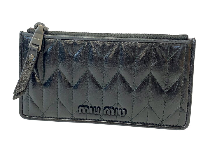 楽天市場】miumiu ミュウミュウ マテラッセ カード・コインケース 