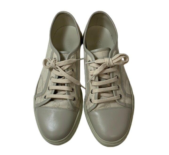 楽天市場】【中古】グッチ GUCCI スニーカー ローカット GGキャンバス  