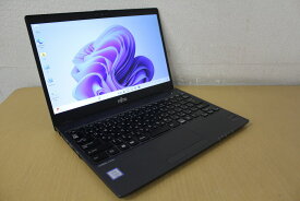 【中古】【Windows11Pro搭載】【SSDモデル】ワイド液晶で画面も広々！Webカメラ搭載！第7世代Core i5 7300U(2コア/4スレッド/2.6G-3.5Ghz)搭載♪SSD搭載！富士通/U938/SX『無線LAN搭載』『Windows11』『お買い得！通常品』