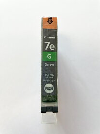 キャノン純正品アウトレット外箱なしインクカートリッジBCI−7eG グリーン