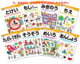 【 4歳 5歳 8冊から1冊選ぶ】 七田式知力ドリル 子供用 人気 幼児七田式