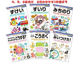 【 4歳 5歳 6歳 6冊から1冊選ぶ】 七田式知力ドリル 子供用 人気 幼児七田式