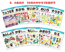 【 3歳 4歳 10冊から1冊選ぶ】 七田式知力ドリル 子供用 人気 幼児七田式