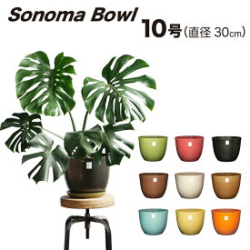 【おしゃれ 植木鉢 10号 大型】Sonoma Bowl (ソノマボール) / ecoforms (エコフォームズ)【室内・屋外・かわいい】