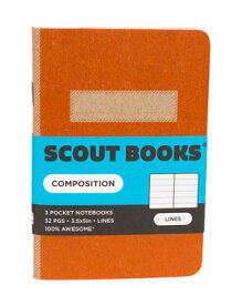 SCOUT BOOKS | Composition (3pack) | スカウトブックス【ネコポス可】