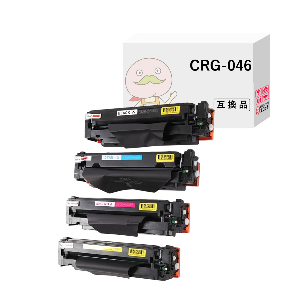 楽天市場】CRG-046 Canon ( キヤノン / キャノン )用 互換トナー 4色