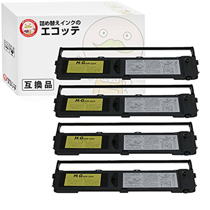 楽天市場】Type4 インクリボンカセット 黒 4個 RICOH ( リコー )用 
