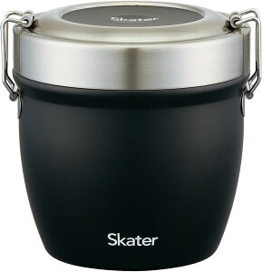 �X�P�[�^�[(Skater) �ۉ��ٓ��� ���^ 2�i 800ml ��e�� �j�� �X�e�����X �����`�W���[ �ۉ��ۗ� �^��f�M�\�� �u���b�N STLBD8AG-A