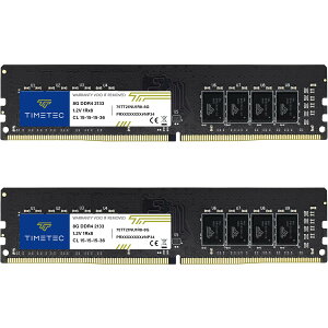Timetec 16GB KIT(8GBx2��) DDR4 �f�X�NPC�p������ 2133MHz(PC4-2133P) PC4-17000 UDIMM 288 Pin 1.2V CL15 Non-ECC Unbuffered DIMM���������W���[��