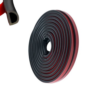 高い柔軟性シリコ ーン素材 ドア すきま風防止 防音パッキン 引き戸 扉 玄関用すきまテープ 防音戸当たりテープ 気密 断熱 静音テープ 気密防水パッキン 全長は約6メートル*9mm(幅)*6mm(厚さ)