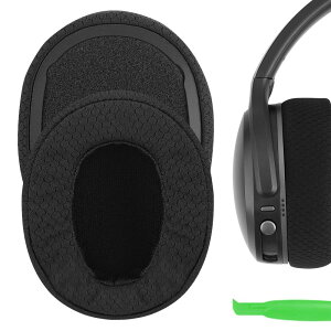 Geekria C[pbh Comfort ݊ pbh XJLfB Skullcandy Crusher Wireless, Crusher Evo, Crusher ANC, Hesh 3 wbhzɑΉ pbh C[/C[Jbv (bVt@ubN/ubN)