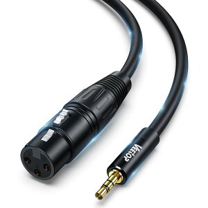 Veetop xlr 3.5mm ϊC3.5mm to XLR (X) }CNP[u 3.5mm trs to xlr (X) 3.5mm to xlrϊP[u }CNp ϊP[u }CNtH/Xs[J/R\[/p[Av/e[vR[_[/