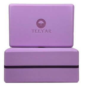 TEEYAR ���K�u���b�N 2�Z�b�g 3�T�C�Y 23 x 15 x 7.4/7.6cm(�����x) �܂� �傫�� 23 x 15 x 10cm(�����x) �S30�F ���S��/�㋉�� ���K�Ԃ����(Yoga block set) (�傫�� ����10cm/�o�C�I���b�g)