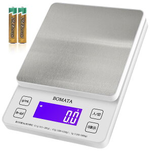 BOMATA(�{�}�^) �͂��� �f�W�^�� �L�b�`�� 0.1g�P�� 5kg �S���� �o�b�N���C�g��� ������ �p�l�� �^�b�`�� �{�^�� �n��ݒ� ���܈��� ml �X�e�����X �f�W�^���X�P�[�� �i �y�� ���� ���� ���� �j B60