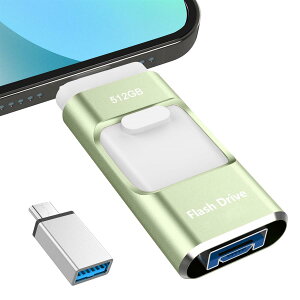 �y��p�A�v���s�v�z4in1 i Phone�Ή� USB������ 512GB �A�v���s�v �f�[�^�ڍs usb �X�}�z �ʐ^�f�[�^�ۑ� iOS/USB/Type-C/Micro USB���� �ʐ^�ۑ� �O�t��usb ���� �f�[�^ �o�b�N�A�b�v �X�}�z�e�ʕs������ Ph