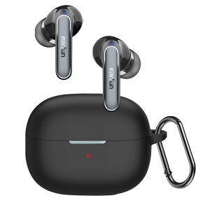For EarFun Air 2/EarFun Air 2 NC �P�[�X HVUYAL �����h�~�p�̃t�b�N�𓋍ڂ��� �y�� �L�Y�h�~ �h�o �����ɂ��� �_�炩�ȃV���J�Q���̃X�|�[�c�N�[���ȃf�U�C�� �Ռ� �z�� �X���� �\�t�g �P�[�X�J�o