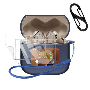 �y1+2���Z�b�g�zFor JBL TOUR PRO 3 �P�[�X (2*�t�B����)HVUYAL �����h�~�p�̃t�b�N�𓋍ڂ��� �y�� �L�Y�h�~ �h�o �����ɂ��� �_�炩�ȃV���J�Q���̃X�|�[�c�N�[���ȃf�U�C�� �Ռ� �z�� �X���� �\