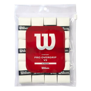 Wilson(�E�C���\��) �e�j�X �o�h�~�� �g�� �O���b�v�e�[�v �v���I�[�o�[�O���b�v V2.0 12���� �z���C�g WR8450101001 �E�B���\��