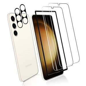 Galaxy S23 Plus �K���X�t�B���� �y�K�C�h�g�t���z�w��F�ؑΉ��� 2*�����K���X 2*�J�����t�B���� �t�� �K���X �����^ �ی�t�B���� Galaxy S23 Plus ���{���Ɏq�f��AGC �����ߗ� �d�x9H �C�A�h�~ ��U