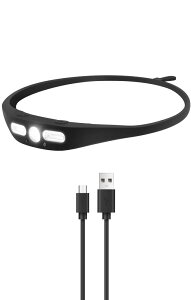 LNGOOR led �w�b�h���C�g �[�d�� USB-C �w�b�h�����v �W�F�X�`���[�Z���T�[ XPG+COB IP6�h�� �A�E�g�h�A �ނ� �T�C�N�����O �W���M���O �o�R ���O ��� �L�����v�p���C�g 62g�y��