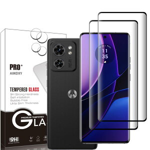 �y2+2���Z�b�g�zMotorola Edge 40 �p�� �K���X�t�B����(2��) + �����Y�ی�t�B���� (2��) �t�B���� ���g���[�� Edge 40 �p�� �����K���X�t���ی�t�B�����t�� �K���X �P�[�X �t�B���� �d�x9H 3D�Ȗ� �X