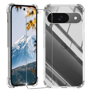 �Ή� Google Pixel 10 �P�[�X �N ���A ���ϖh�~ + Pixel 10 �K���X�t�B���� �_�� �O�[�O���s�N�Z��10 �P�[�X �ϏՌ� �K���X�t�C�����ی�t�� �w��h�~ �����h�~ �ϏՌ� �K���X�t�C�����ی�t�� �w��