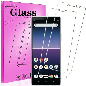 �y2���p�b�N�z FOR Sony Xperia 10 ii SO-41A SOV43 �G�N�X�y���A10 �}�[�N2 �p�̃K���X �t�B���� FOR �G�N�X�y���A10 �}�[�N2 �p�̋����ی�K���X Sony Xperia 10 ii SO-41A �p�̉t���ی�t�B���� �y���{���Ɏq