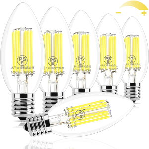 Wonninek VfA d e17 led d 60W` \ LED tB gd XC^ ȃGl 6W GWd F 4000K 817lm C35 N A^Cv Ή fMގ{H? PSEF؍ς (6