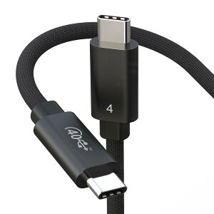 Thunderbolt 4 P[u ubN 1.2m 240W}[d 8KΉ 40 Gbps f[^] Type-C Type-C P[u USB-C  USB-C MacBook/iPadi10j/Air/iphone15ȂǑΉ(1.2mj