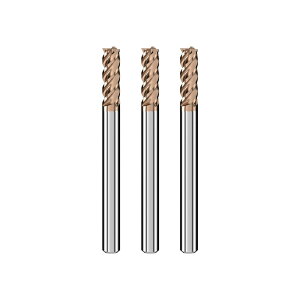Cleqee �X�N�G�A �G���h�~�� �n�a4mm × �n��10mm × �S��50mm × ���a4mm3�Z�b�g 4���n TiAlN�R�[�g ���d �X�N�G�A �G���h�~�� ���H�p�J�b�^�[ �����x �ėp�������H