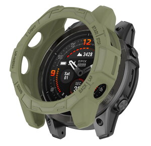 SHEAWA for GarminK[~ Fenix 7X Pro P[X Jo[ یP[X ݊i Epix Pro 51mm TPUS یJo[ ϏՌ ANZT[ (A[~[O[)