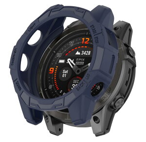 SHEAWA for GarminK[~ Fenix 7X Pro P[X Jo[ یP[X ݊i Epix Pro 51mm TPUS یJo[ ϏՌ ANZT[ (~bhiCgu[)