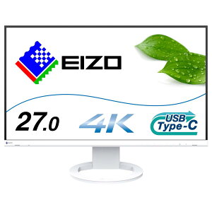 EIZO rWlX4KX^_[hj^[ | FlexScan EV2740S-WT | 27.0^4KEUSB Type-C(70Wd)EX^hEzCg