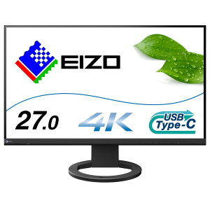 EIZO rWlX4KX^_[hj^[ | FlexScan EV2740S-BK | 27.0^4KEUSB Type-C(70Wd)EX^hEubN