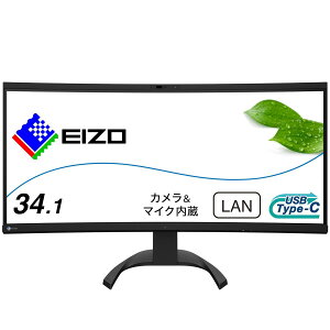EIZO rWlXEgChȖʃj^[ | FlexScan EV3450XC-BK | 34.1^3440×1440EUSB Type-C(94Wd)EX^hEubN