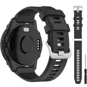 �Ή� Garmin Approach S62/ForeAthlete 945/745/935 �o���h �ʋC���x���g �_��ȃV���R�� ���߉\ �y�� Approach S62 �x���g �j���ʗp �ϋv�� �h���h���i�u���b�N�j