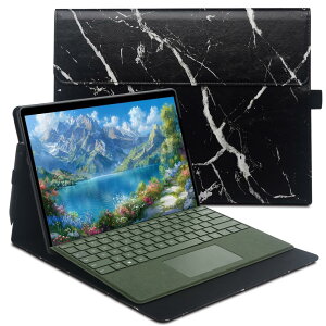 xisiciao For Microsoft Surface Pro 9 / Pro10 / Pro 11thیP[XTPU \tgVFt L[{[hJo[T[tFXv9ƌ݊ ČyM݌v (嗝)