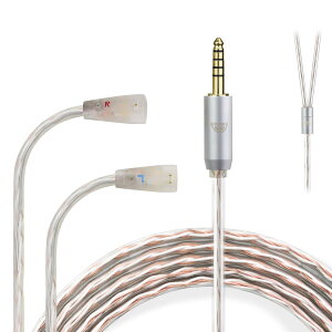 okcsc JBX ���P�[�u�� 2Pin IE��p IE�V���[�Y �P�[�u�� �C���z���P�[�u�� IE�s�� 4�c OFC SENNHEISER�p IE80S/IE80/IE8�ȂǂɓK������ 4.4mm