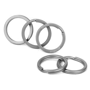 TISUR (Ti)�`�^�� �L�[�z���_�[ �����O �L�[�����O �����Y �y�� �O�l25mm/32mm 5���� �O���[ (25mm/5����)