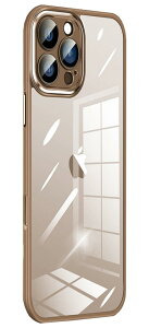 Donocao i Phone 16 proMaXケース 薄型 シリコン衝撃吸収 ク リアアクリル背面プレート 透明 カメラカバー付きレンズ保護 指紋防止 黄ばみなし いphone16ProMaxケース ワイヤレス充電対応 オシャレアイ