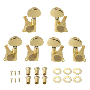 Yibuy 3R3L �A�R�[�X�e�B�b�N�M�^�[�}�V�[���E�w�b�h�`���[�i�[Semi-circle �{�^�� Gold